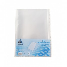 image Paquet De 50 Pochettes Perforees En Pp 80 Mic