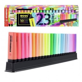 image Parade De 23 Surligneurs Stabilo Boss Original Assorties