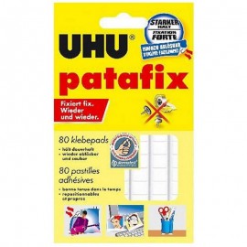 image Pastilles Adhésives Uhu Patafix Blanc - 80Gr