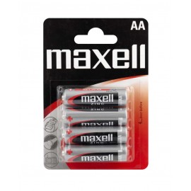 image 4 Piles Saline Aa R6 - Maxell