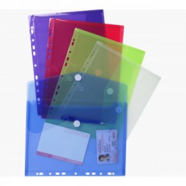 image Pochette A Scratch Perforee A4 Exacompta Assortis