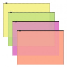 image Pochette Avec Zip Fizzy Neon A4+ - Erichkrause