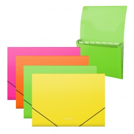image Trieur 12 Compartiments Neon A4 - Erichkrause