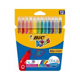 image Pochette De 12 Stylo Feutre Kids - Bic