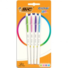 image Pochette De 4 Stylos Cristal Up Fun- Bic