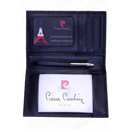 image Porte Feuille Cuir Pierre Cardin + Stylo A Bille - Pc2105