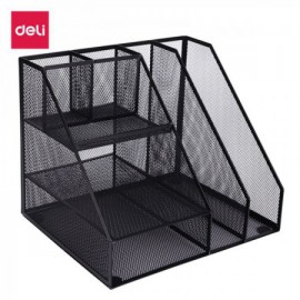 image Porte Revue Metal 3 Compartiments +Organisateur Noir - 79075
