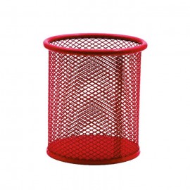 image Pot A Stylos Metal - Rouge
