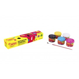 image Pots De 5 Gouache Pate 35Ml - Jovi