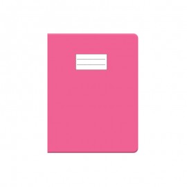 image Protege Cahier Lino 17*22 Pm - Rose