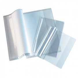 image Protege Cahier Transparent Cristal 17X22 Cm Pm - Transparent