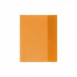 image Protege Cahier Transparent A4 Cristal 21X29.7 Cm Gm - Orange