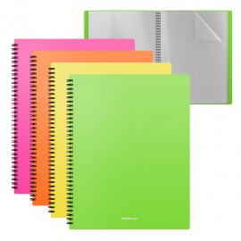 image Protege Document 80Vues A Spirale Matt Neon - Erichkrause