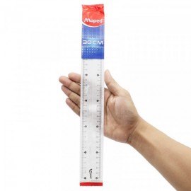 image Regle Plate 30 Cm Classic Maped 4611
