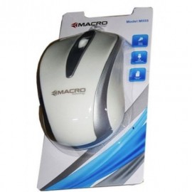image Souris Optique Macro M555 Filaire Blanc
