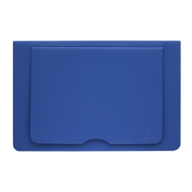 image Sous Main En Pvc Soude Scribe Bleu