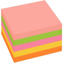 image Stick Note 400 Feuilles 76X76 Couleurs Vifs Assortis