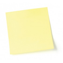 image Stick Note 76*76 Mm 100 Feuilles - Jaune Pastel
