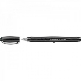 image Stylo Black + Fine Stabilo Noir