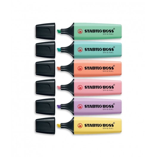 image Surligneur Stabilo Boss Original Pastel