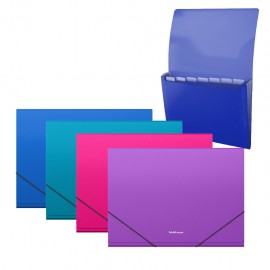 image Trieur A Elastique 6 Positions A4 Vivid Assorties - Erichkrause