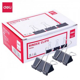 image Boite De 12 Clips 41Mm Noir - E38562